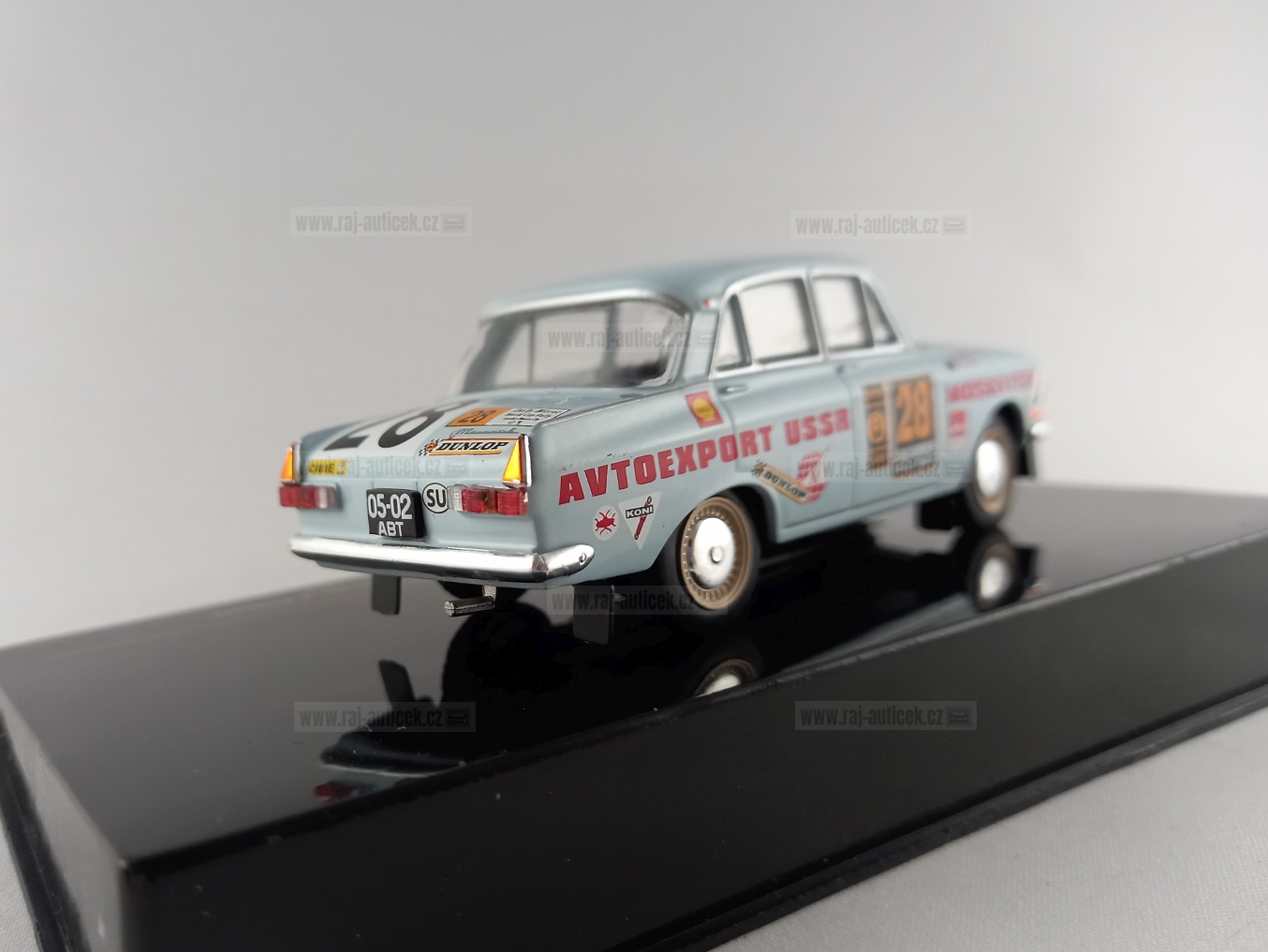 Moskvič 412, No.28, Potapcikas, Londýn - Mexiko 1970 1:43 IXO