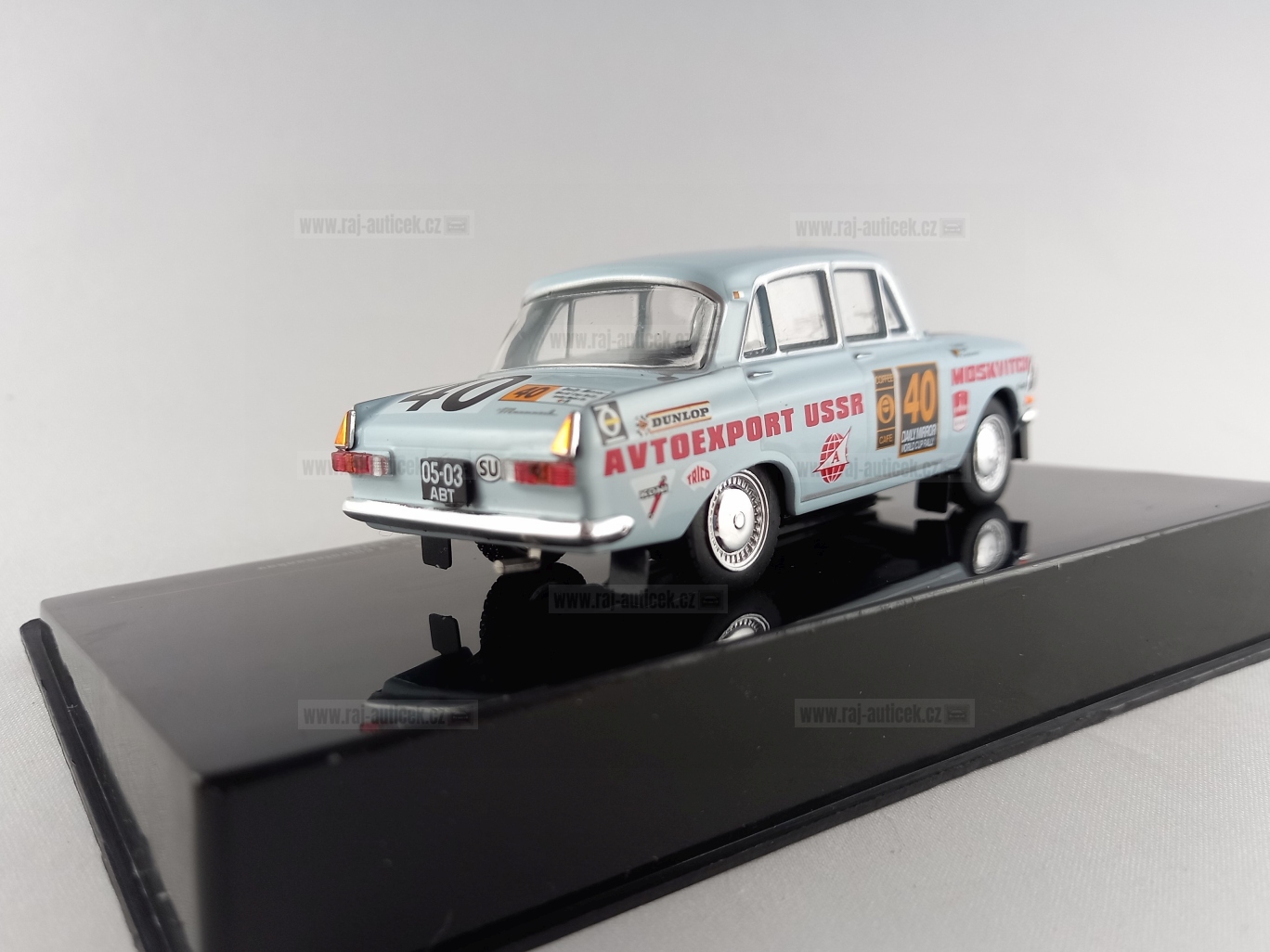 Moskvič 412, No.40, Tenishev, Londýn - Mexiko 1970 1:43 IXO