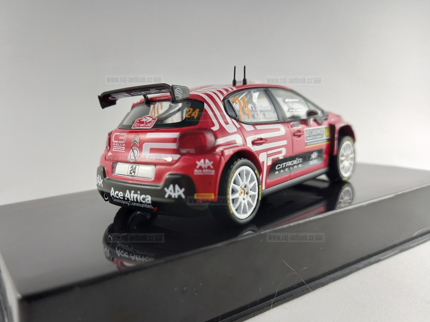 Citroen C3 Rally 2, No.24, Camilli, rallye Monte Carlo 2021 1:43 IXO