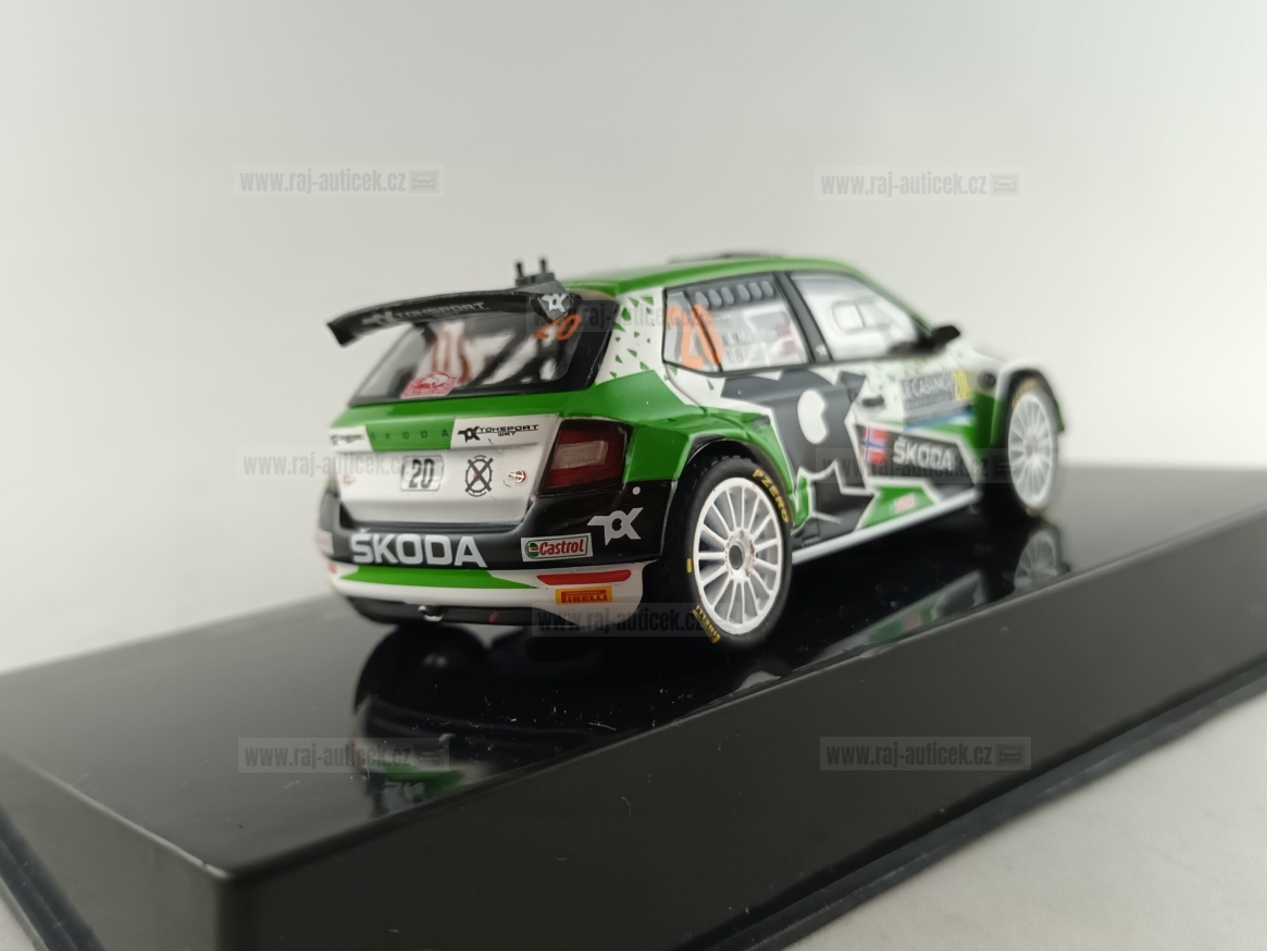 Škoda Fabia Rally 2 EVO, No.20, Mikkelsen, Rallye Monte Carlo 2022 1:43 IXO