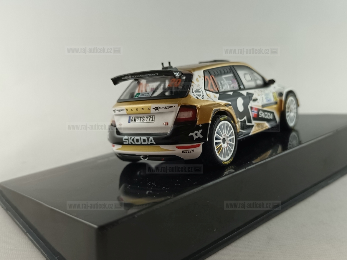 Škoda Fabia Rally 2 EVO, No.20, Mikkelsen, Rallye Monza 2021 1:43 IXO