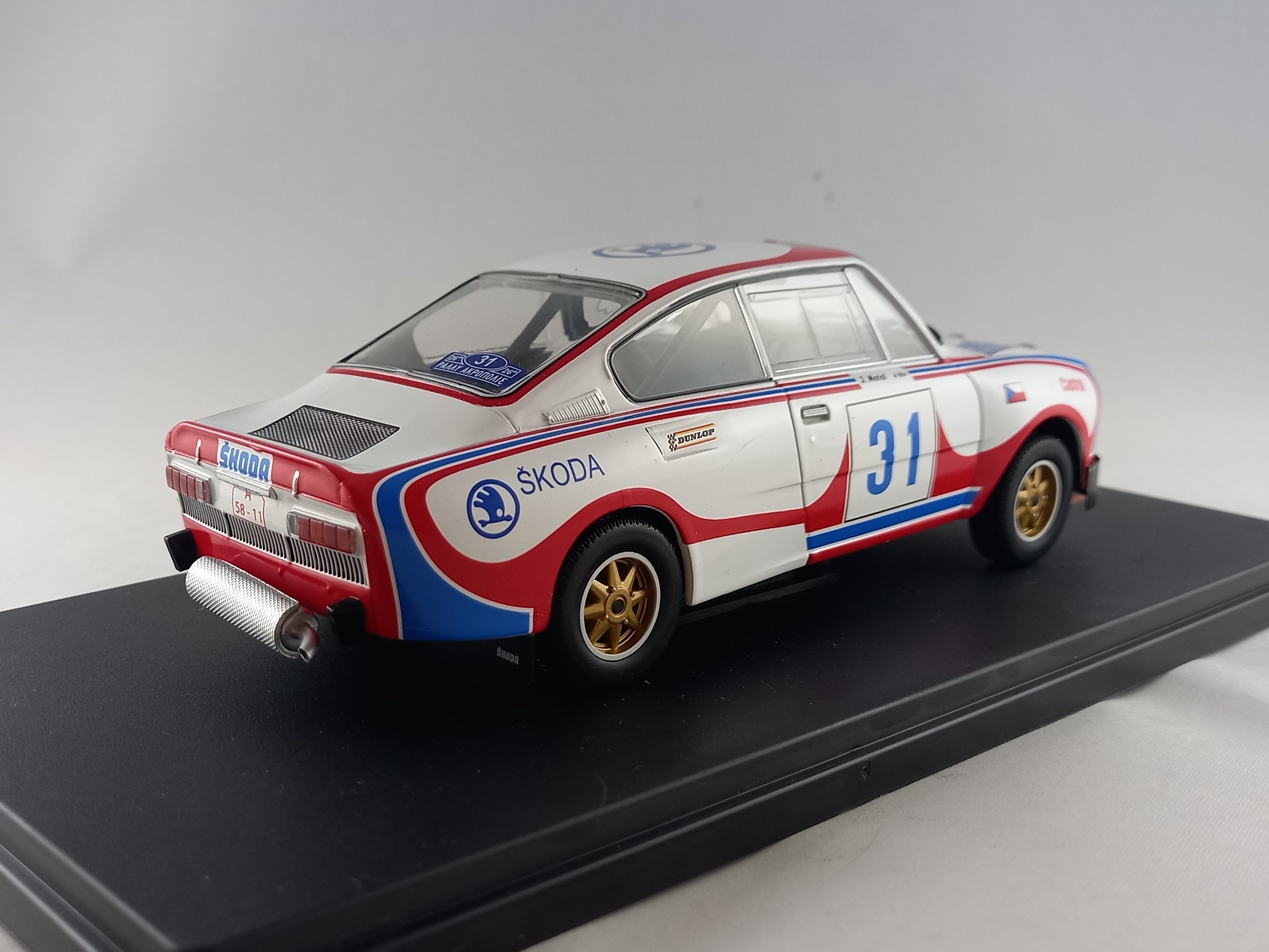 Škoda 130 RS, No.31, Blahna, rallye Acropolis 1979 1:24 IXO