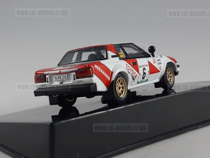 Toyota Celica 2000GT , No.6, Eklund, rallye Cote d'Ivoire 1982 1:43 IXO