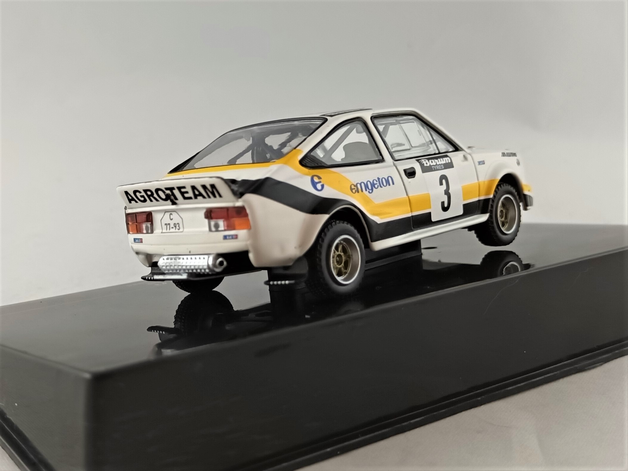 Škoda MTX 160 RS no.3, Blahna/Schovánek, Valašská Zima 1984 1:43 IXO