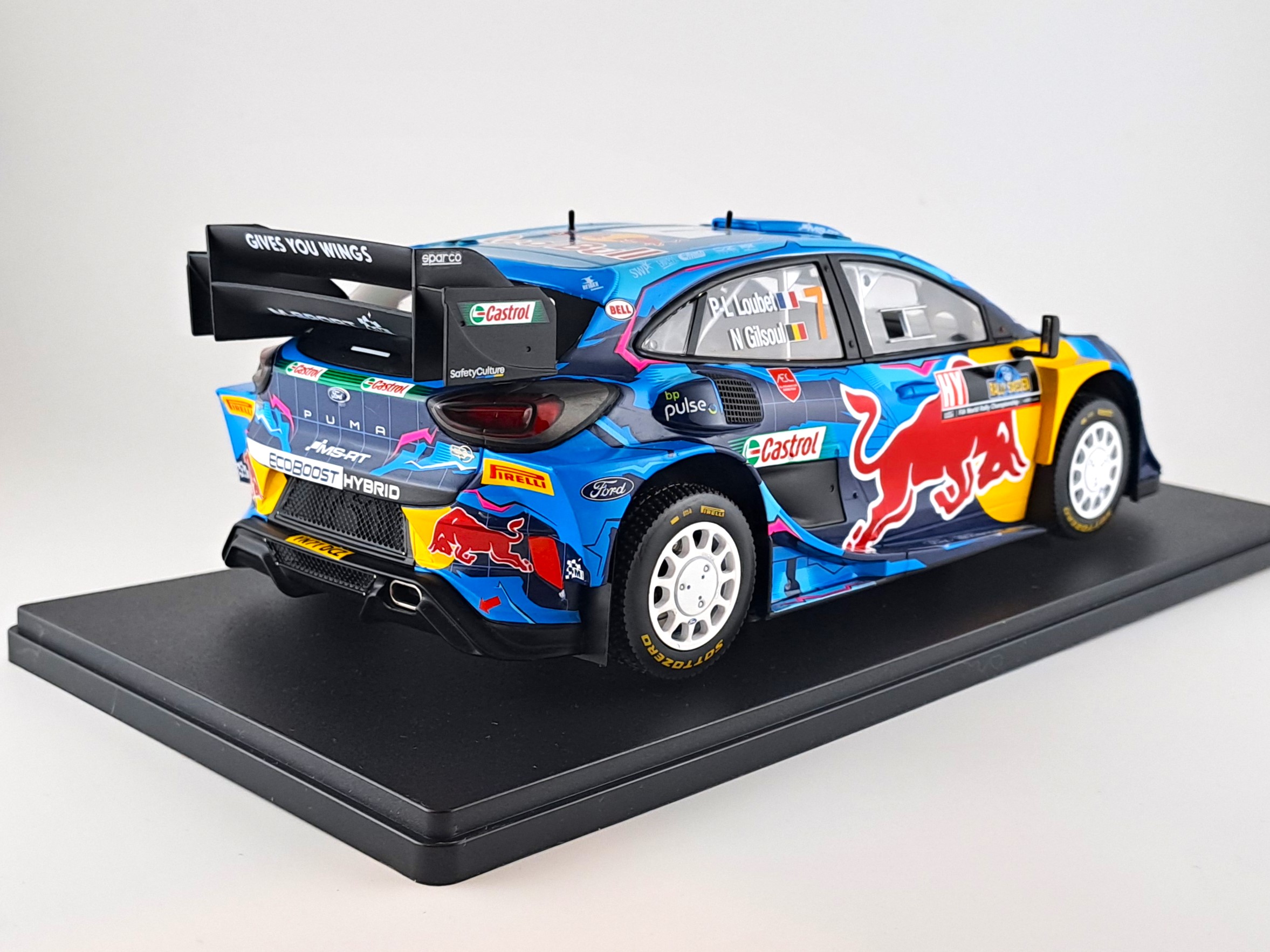 Ford Puma No.7 WRC1 Rallye Sweden P-L.Loubet/N.Gilsoul 2023  1:18 IXO