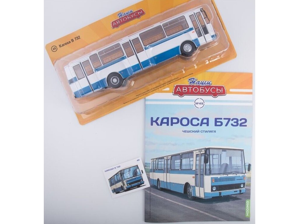 Karosa B732 autobusová kolekce 1:43 Modimio časopis s modelem