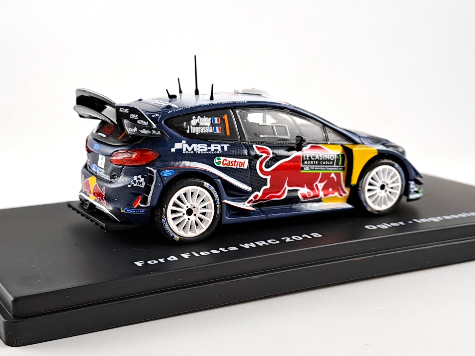 Ford Fiesta WRC no.1, Ogier, rallye Monte Carlo 2018 1:43 DeAgostini