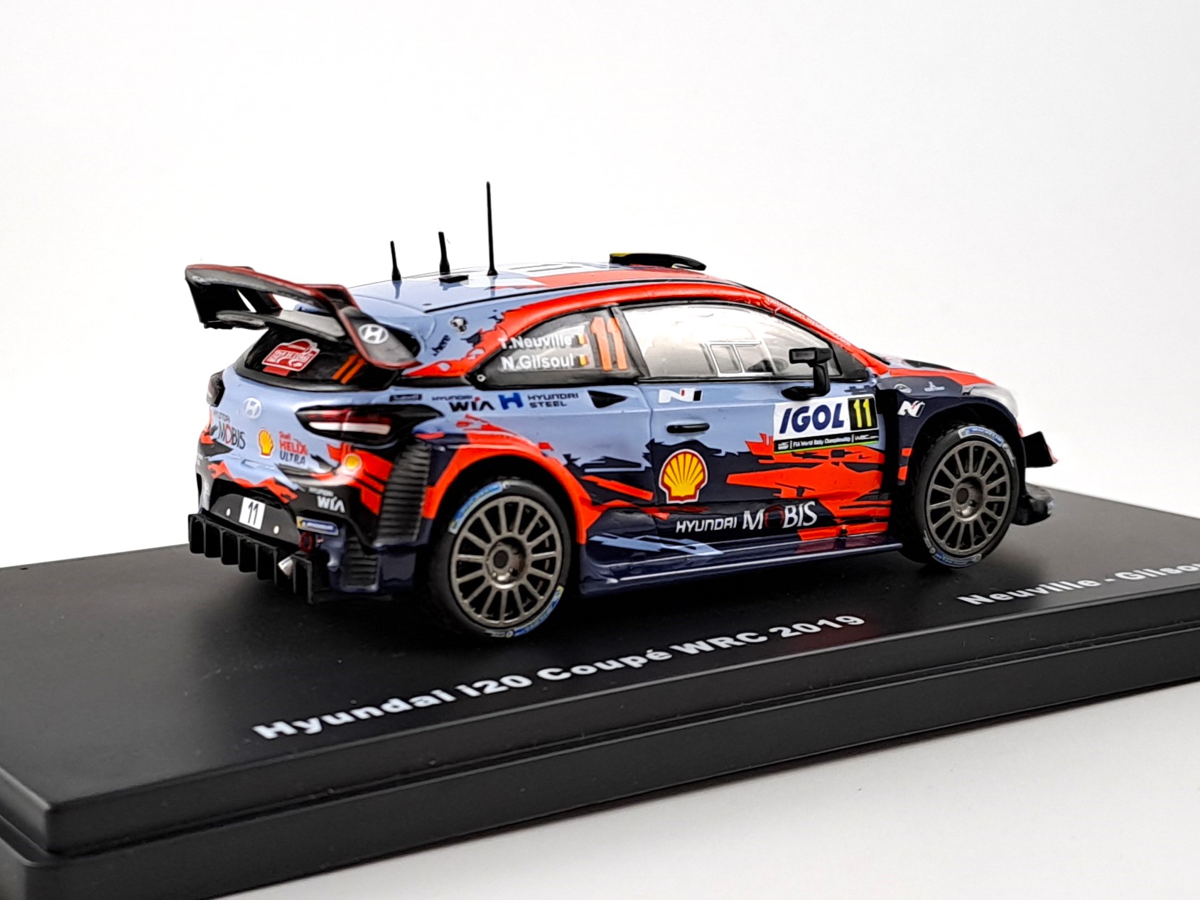 Hyundai i20 Coupe WRC no.11, Neuville, Tour de Corse 2019 1:43 DeAgostini