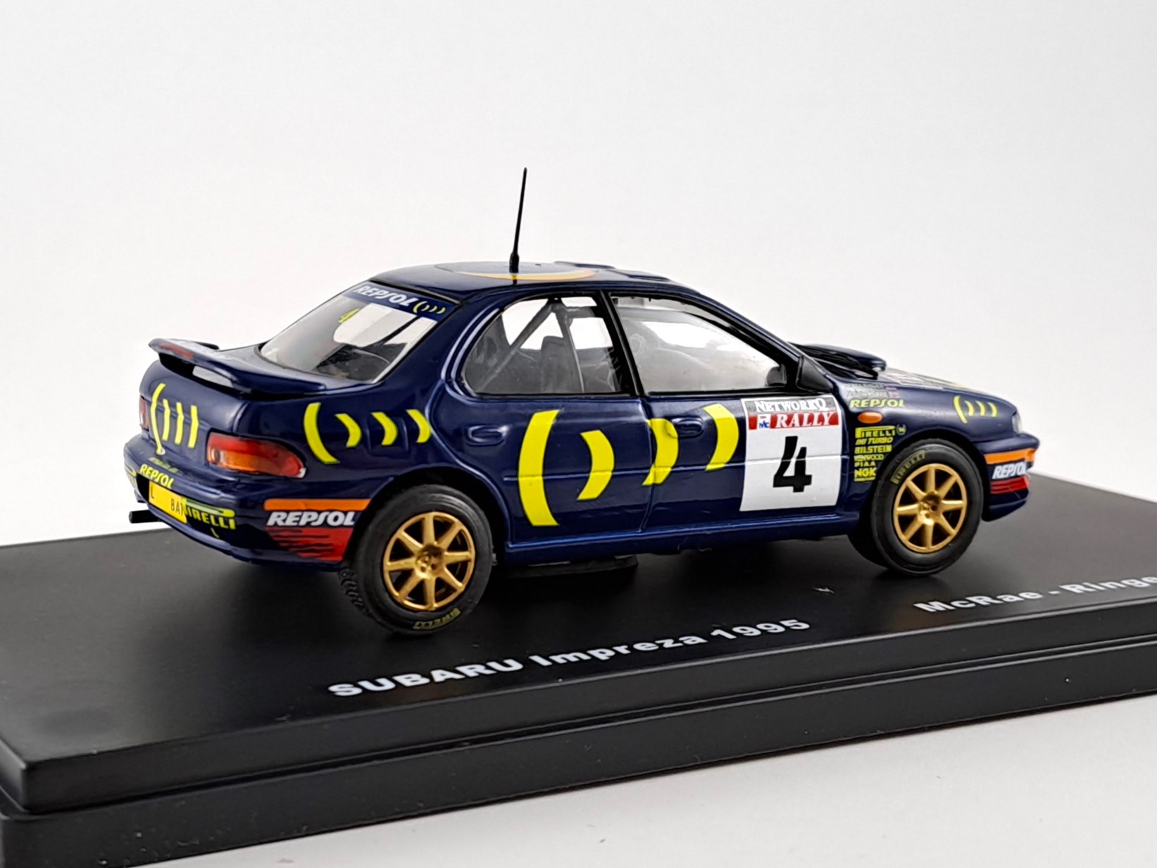 Subaru Impreza WRC no.4, McRae, 1995 1:43 DeAgostini