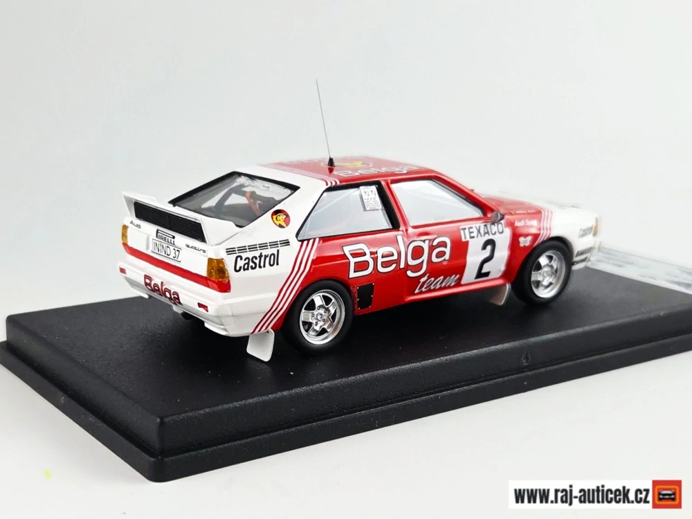 Audi quattro, No.2, Belga, Rallye Boucles de Spa, M.Duez/W.Lux, 1983 1:43 Trofeu