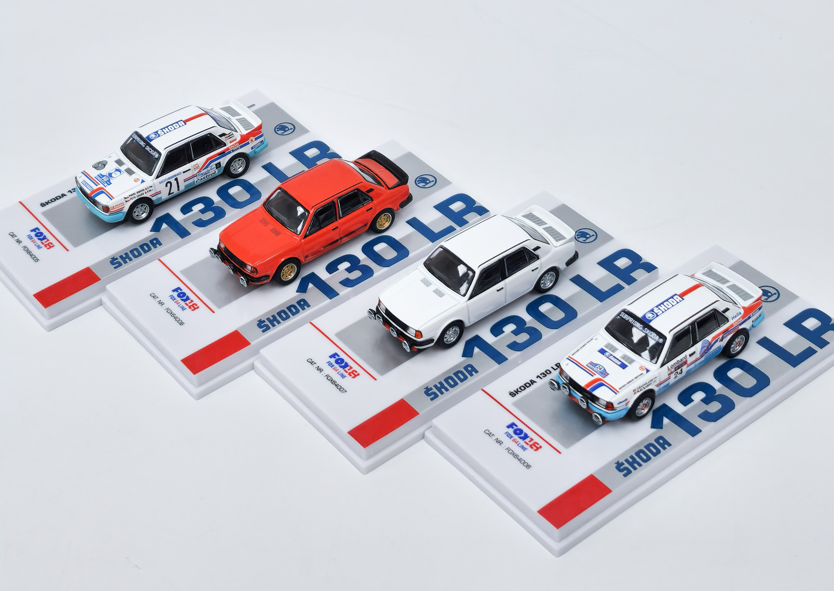 Škoda 130 LR set 1:64 Foxtoys