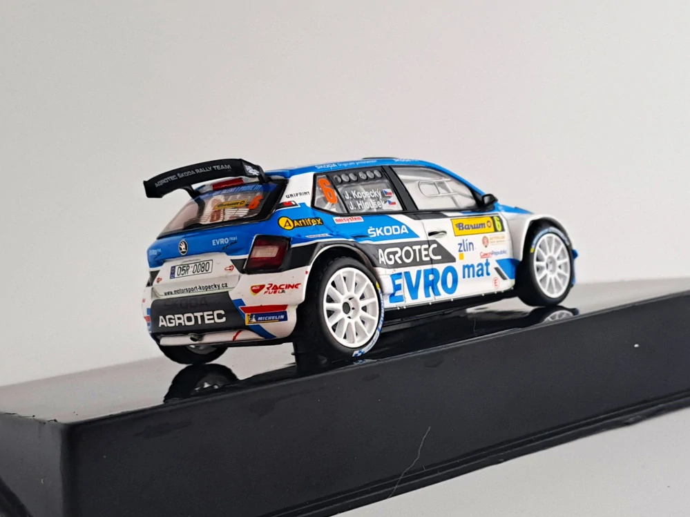 Škoda Fabia Rally2 Evo No.6, J.Kopecký, Barum Rally Zlin 2021 1:43 IXO