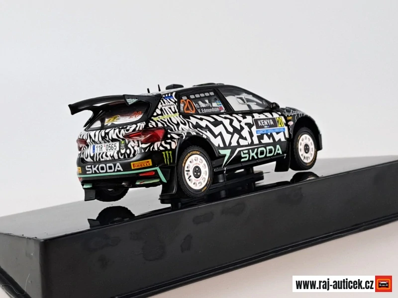Škoda Fabia Rally2, No.20, O.Solberg, WRC, Safari Rallye Kenia, 2024 1:43 IXO