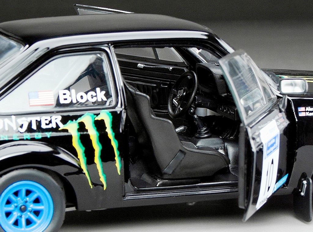 Ford Escort RS 1800 no.10, Ken Block, Colin McRae Forest Stages 2008 1:18 Sun Star