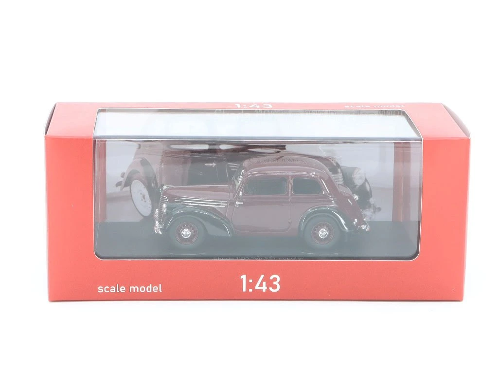Škoda 1100 Type 927 Popular červený 1:43 AutoCult