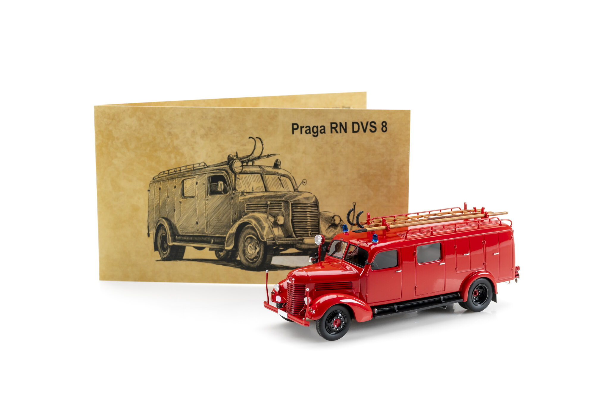 Praga RN DVS-8 hasiči 1:43 AutoCult