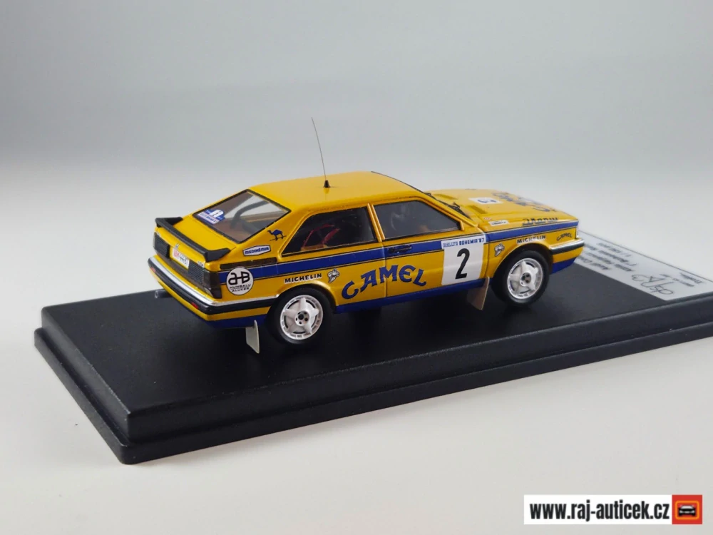 Audi Quattro no.2, Ferjancz, Rallye Bohemia 1987 1:43 Trofeu