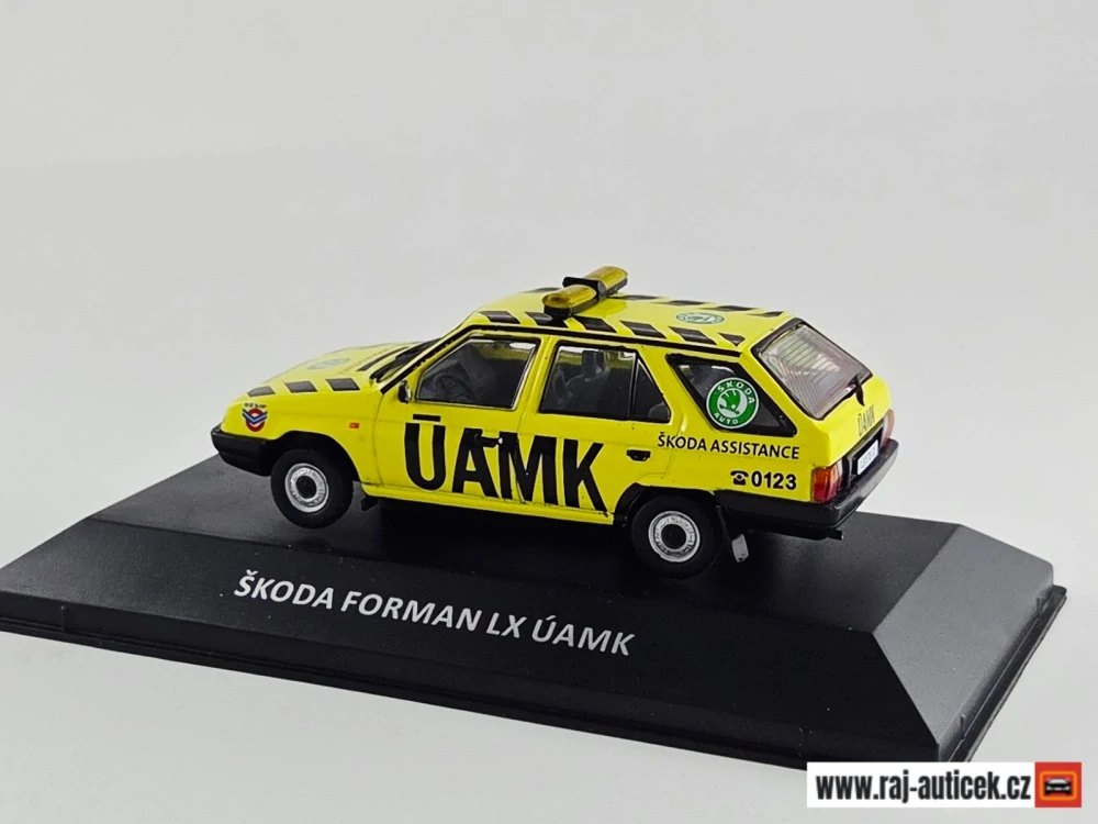 Škoda Forman LX ÚAMK 1:43 DeAgostini Kaleidoskop slavných vozů časopis s modelem