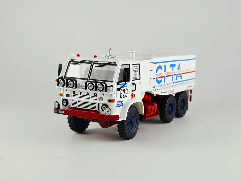 Star 266 Dakar 1:43 časopis Kultovní Náklaďáky s modelem