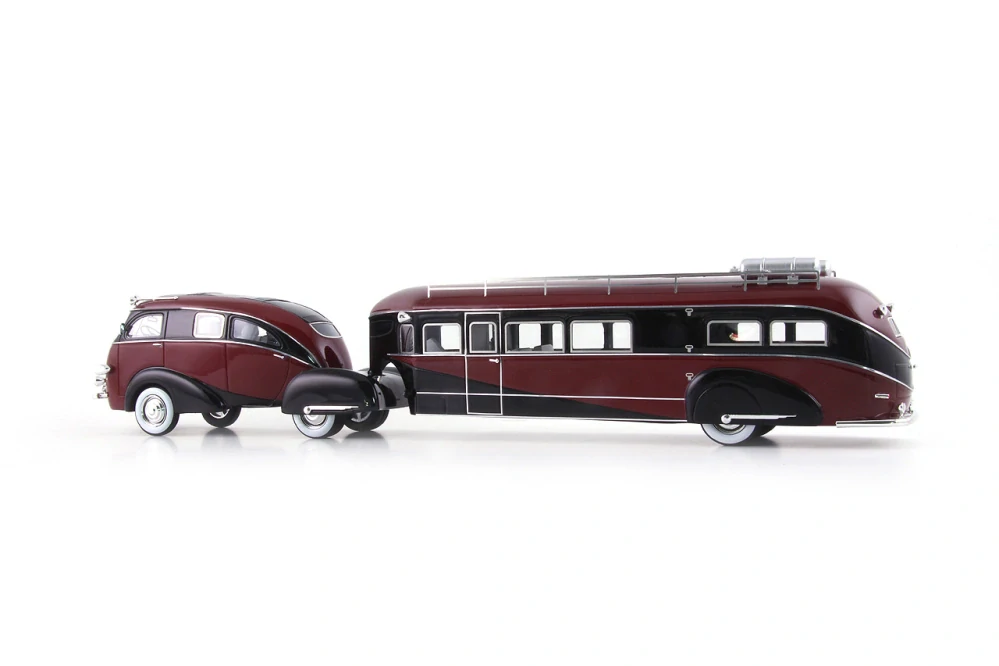 Zephir Land Yacht 1936 red / black 1:43 Autocult