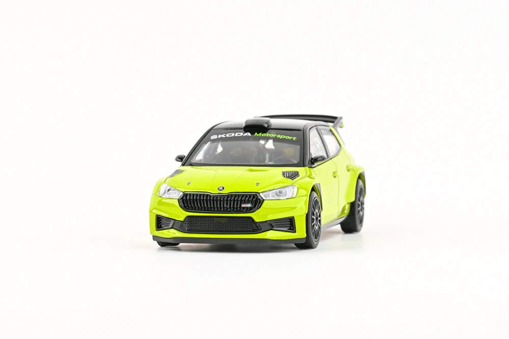 Škoda Fabia IV RS Rally2 (2022) Zelená Mamba 1:43 Abrex