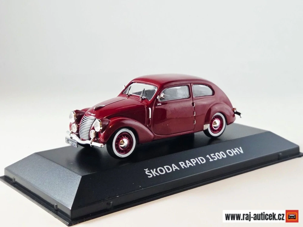 Škoda 1500 OHV 1:43 DeAgostini časopis s modelem