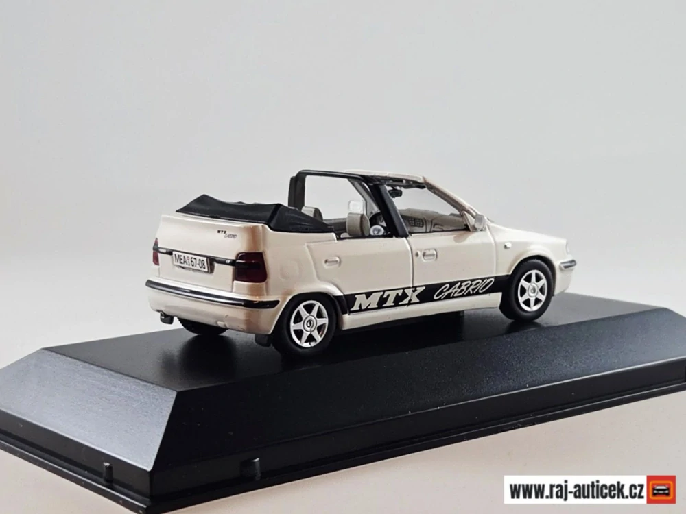 Škoda Felicia MTX Cabrio 1:43 DeAgostini časopis s modelem