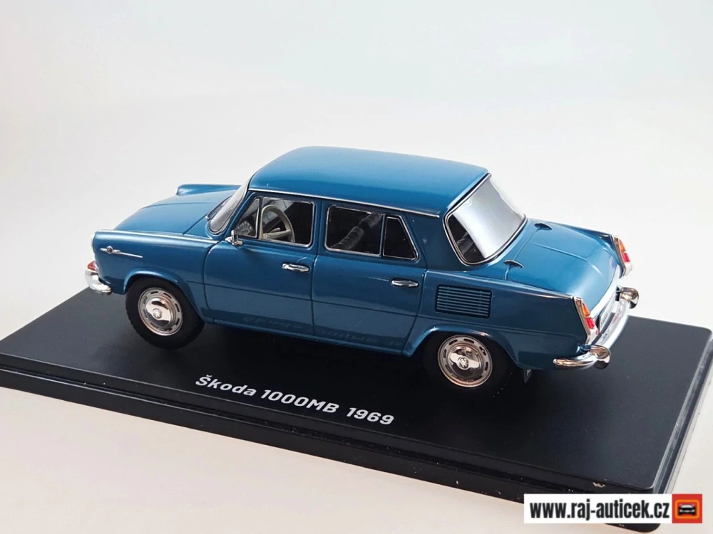 Škoda 1000 MB modrá 1:24 Hachette