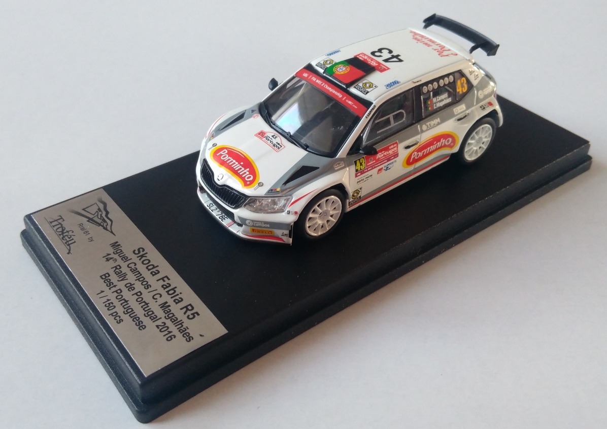 Škoda Fabia R5 no.43 1:43 Trofeu