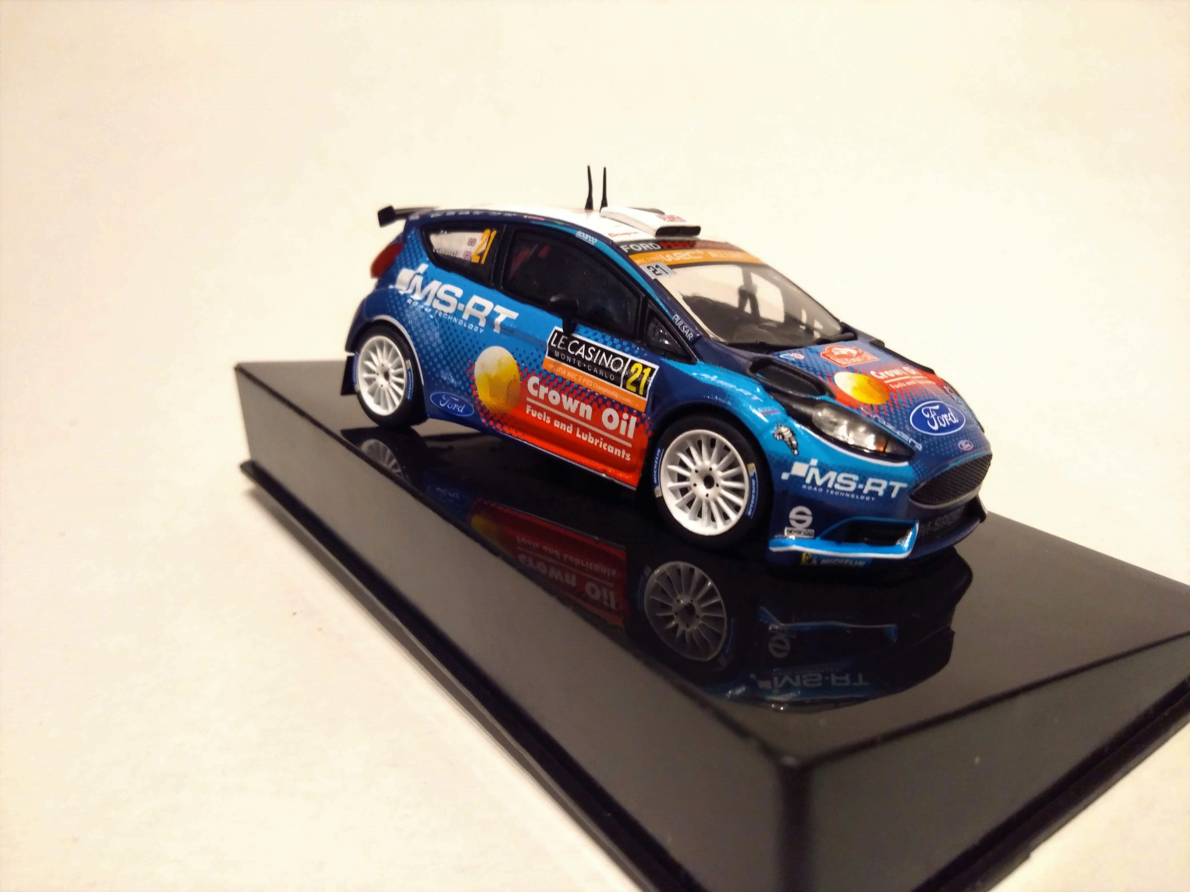 Ford Fiesta R5 WRC, No.21, Greensmith, rallye Monte Carlo 2019 1:43 IXO