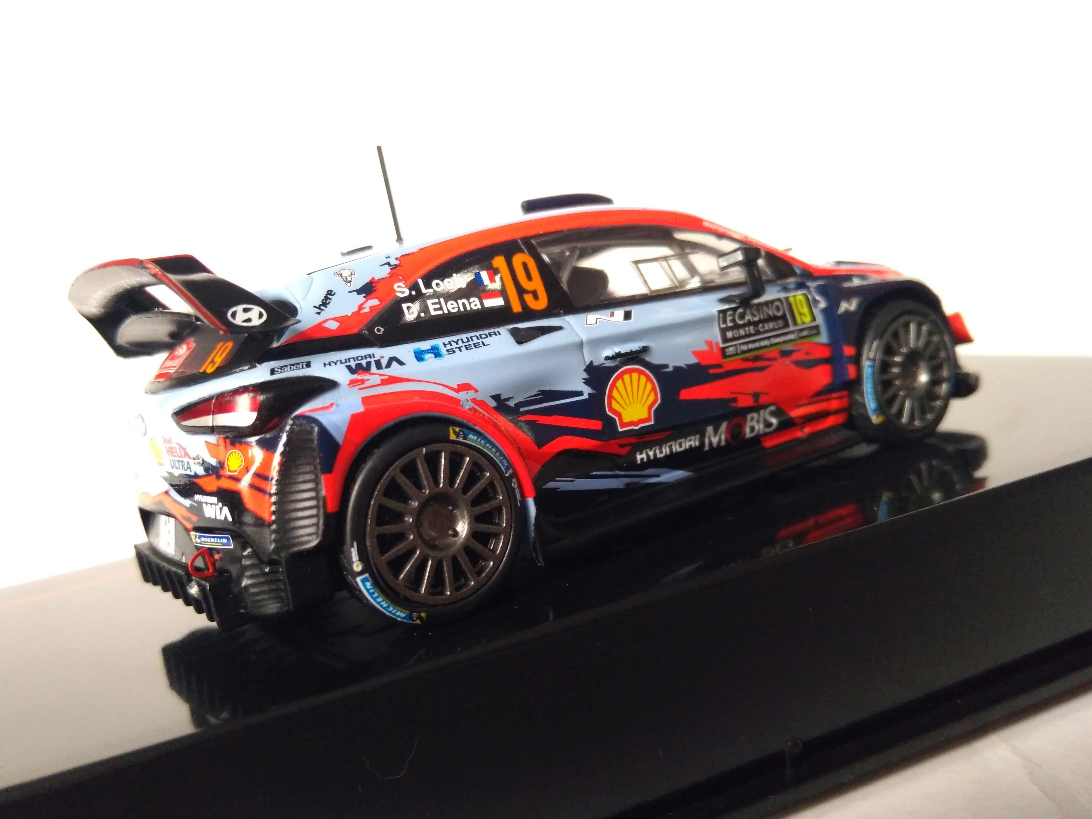Hyundai i20 WRC, No.19, Loeb, rallye Monte Carlo 2019 1:43 IXO
