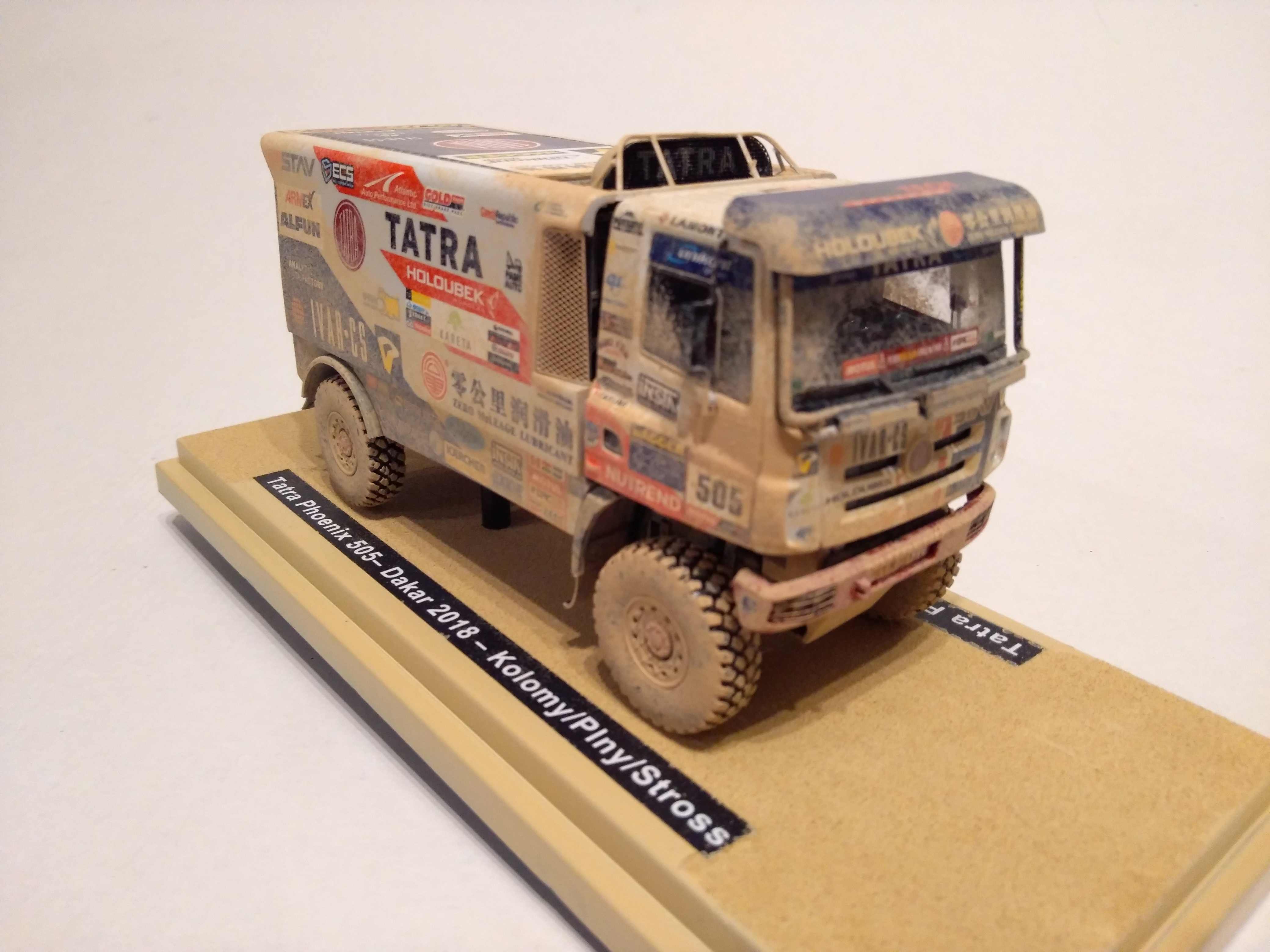 Tatra Phoenix 505 Kolomý Buggyra Team Dakar 2018 (zaprášená verze) 1:43 Scale Masters