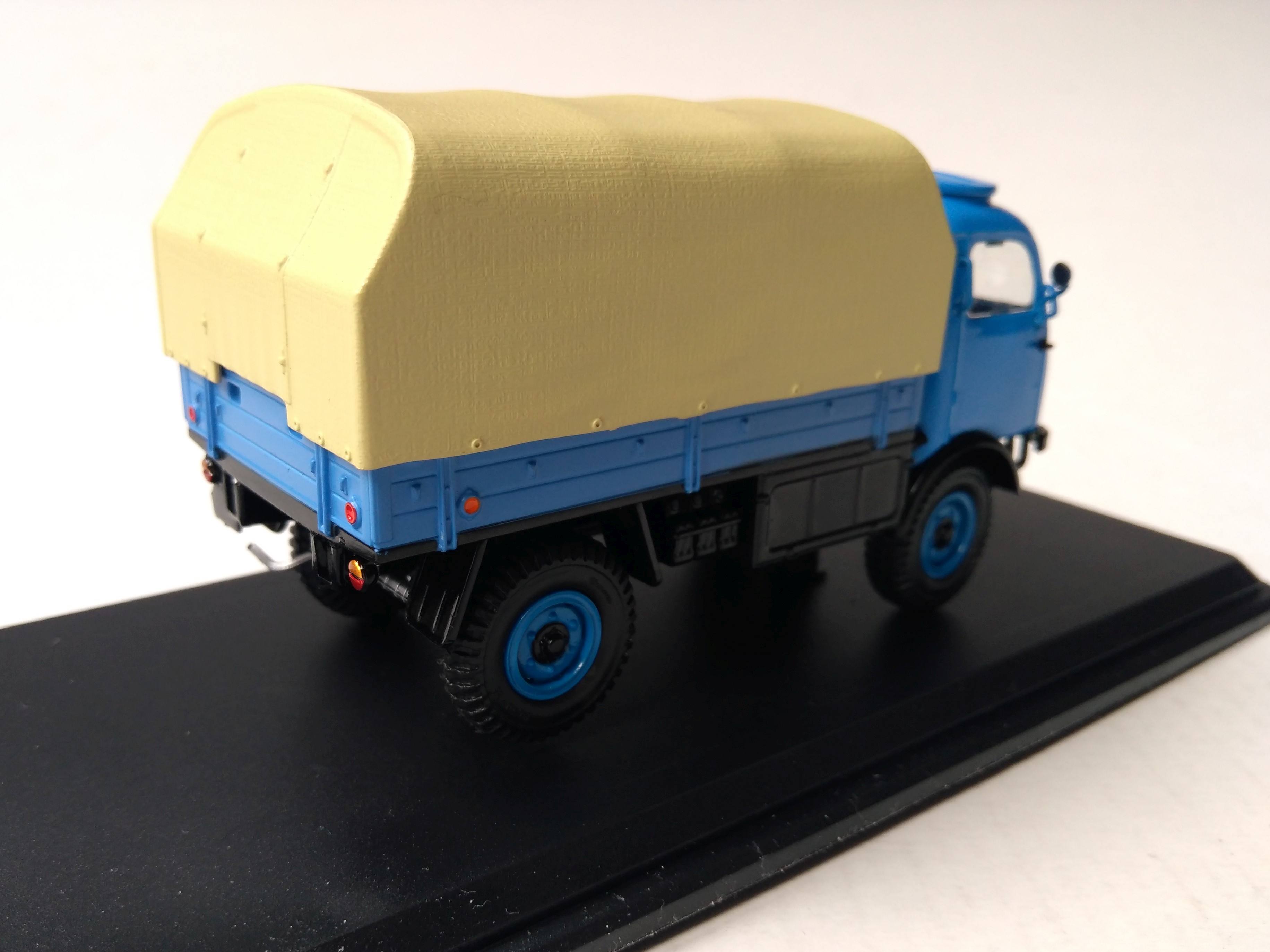 Tatra 805 valník s plachtou modrý 1:43 SSM