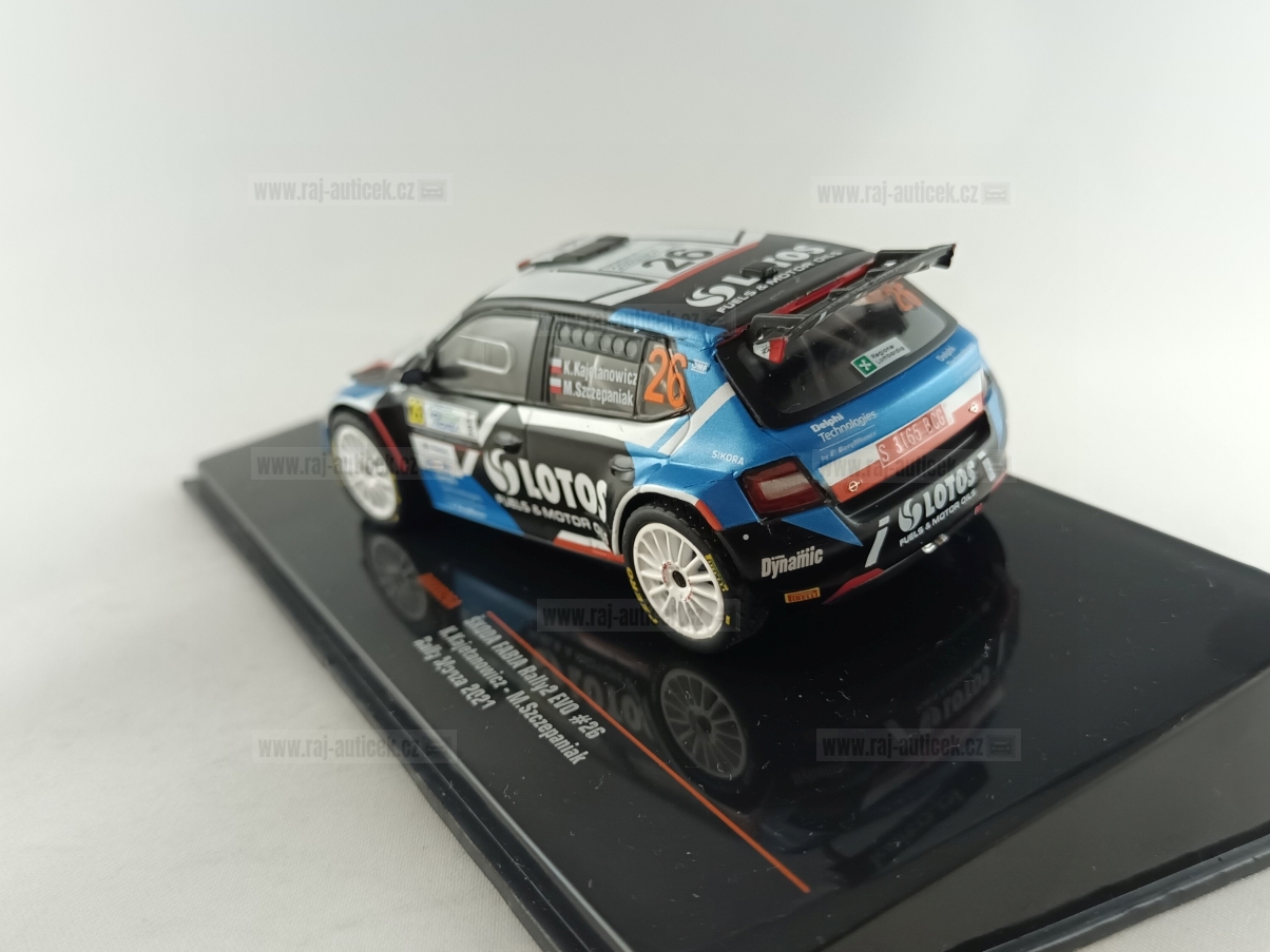 Škoda Fabia Rally 2 EVO, No.26, Kajetanowicz, Rallye Monza 2021 1:43 IXO