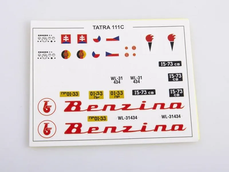 Tatra 111C cisterna STAVEBNICE 1:43 AVD