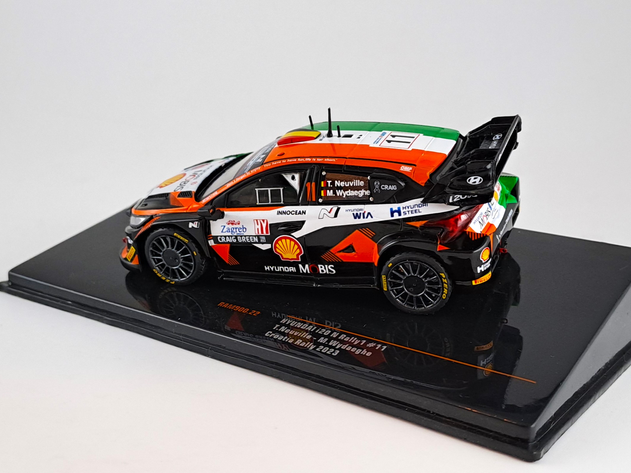 Hyundai i20 N WRC, No.11, Neuville, Rally Croatia 2023 1:43 IXO