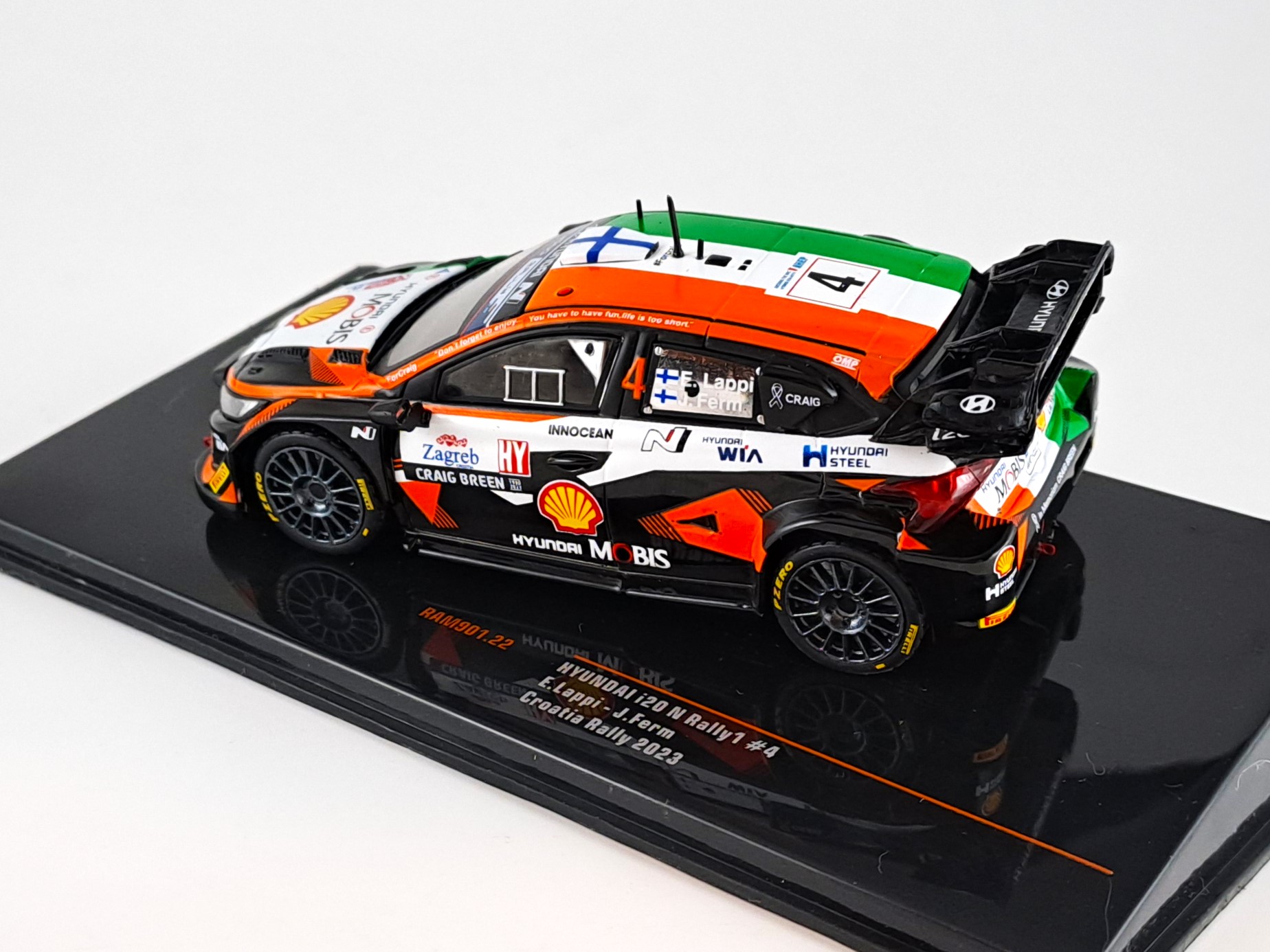 Hyundai i20 N WRC, No.4, Lappi, Rally Croatia 2023 1:43 IXO