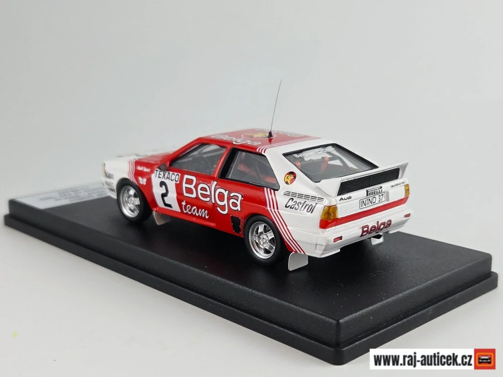 Audi quattro, No.2, Belga, Rallye Boucles de Spa, M.Duez/W.Lux, 1983 1:43 Trofeu