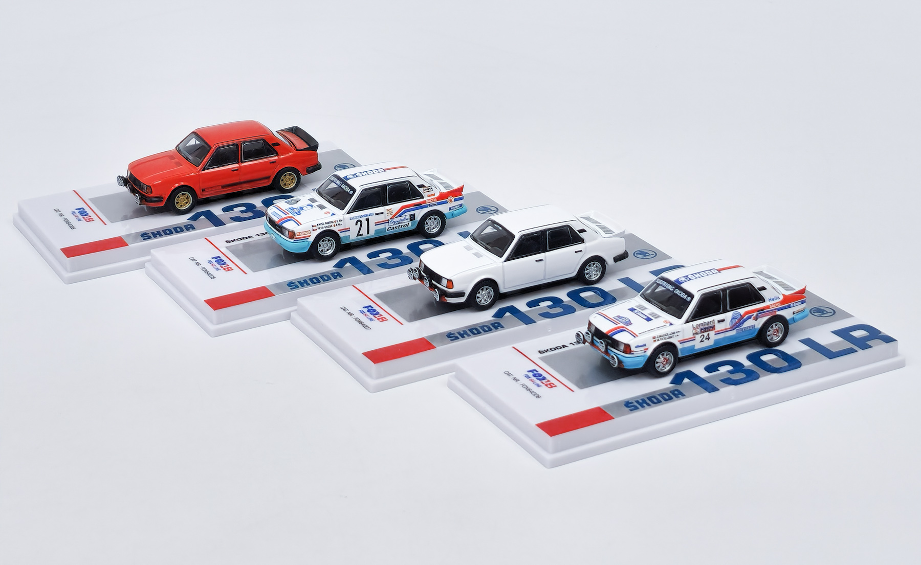 Škoda 130 LR set 1:64 Foxtoys