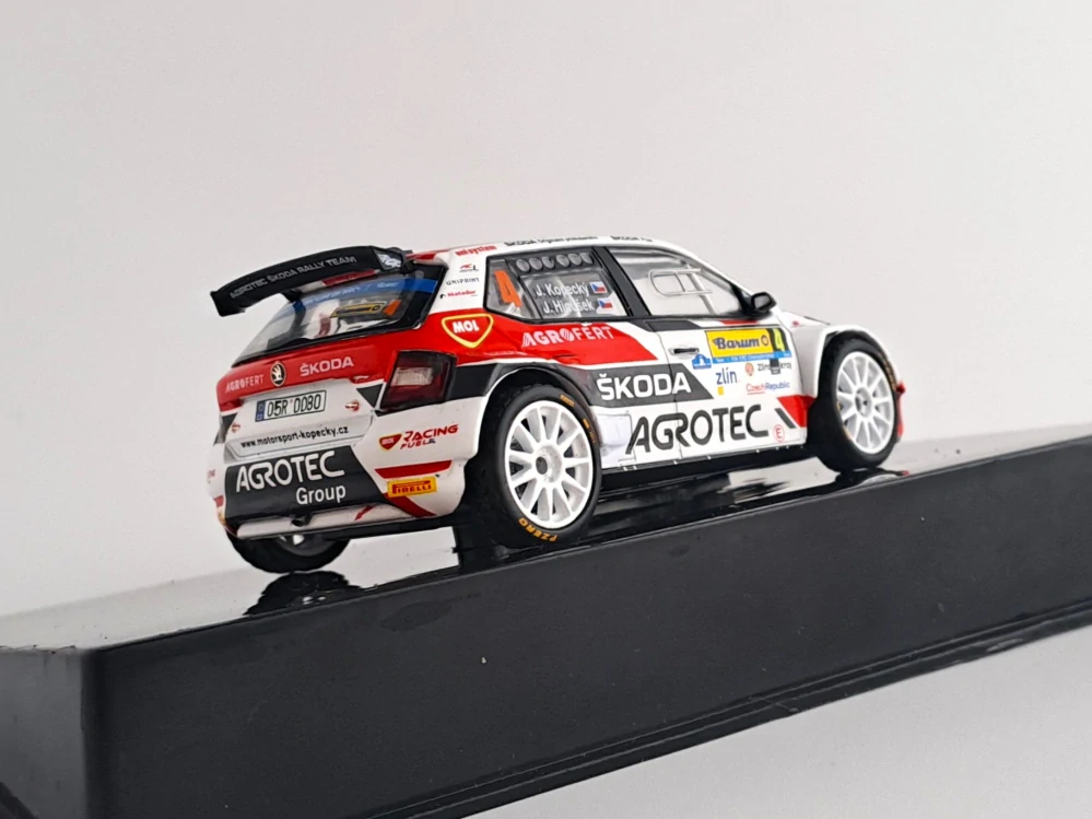 Škoda Fabia Rally2 Evo No.4, J.Kopecký, Barum Rally Zlin 2022 1:43 IXO