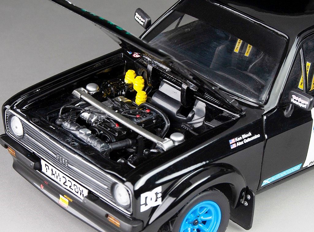 Ford Escort RS 1800 no.10, Ken Block, Colin McRae Forest Stages 2008 1:18 Sun Star