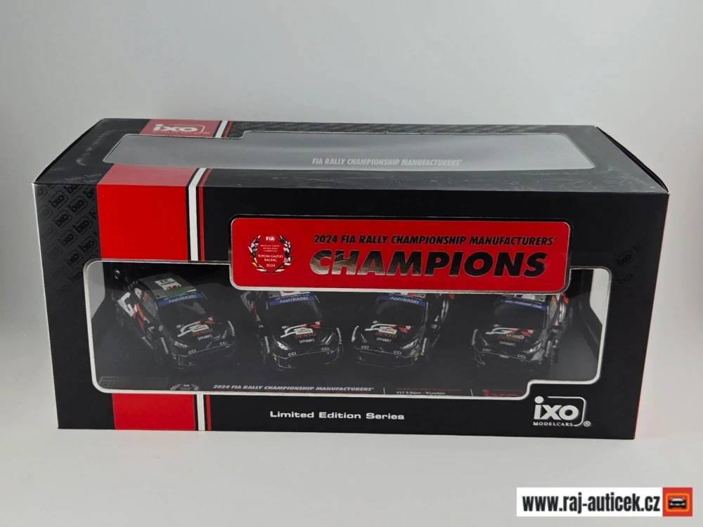 Toyota GR Yaris Rally1 Hybrid set 2024 1:43 IXO
