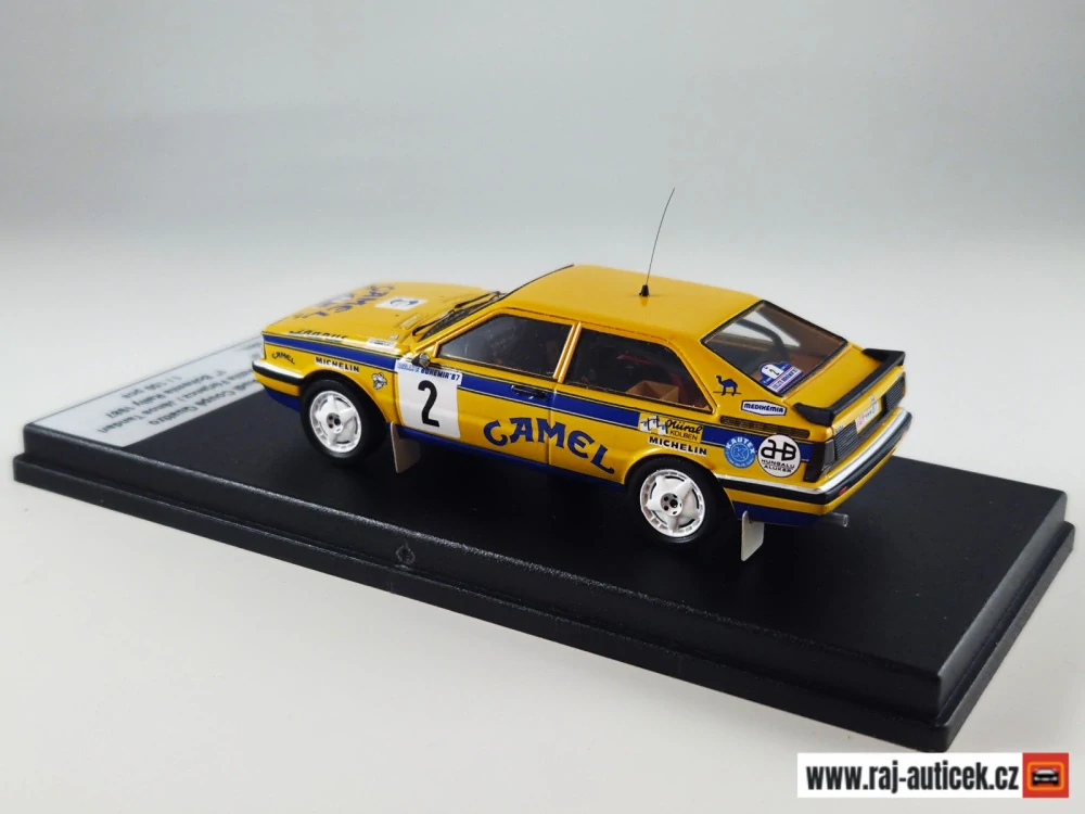 Audi Quattro no.2, Ferjancz, Rallye Bohemia 1987 1:43 Trofeu