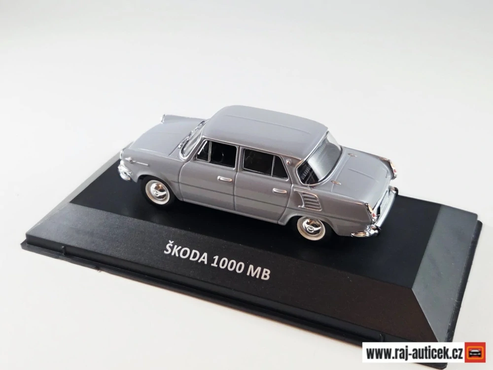 Škoda 1000 MB šedá 1:43 DeAgostini časopis s modelem
