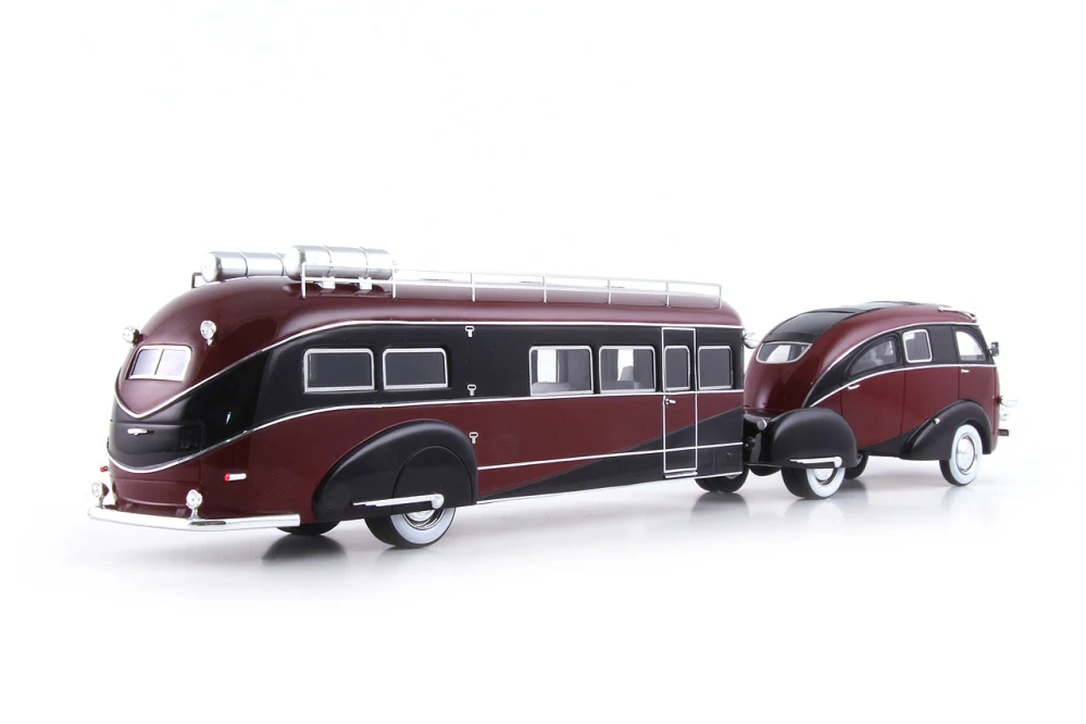 Zephir Land Yacht 1936 red / black 1:43 Autocult