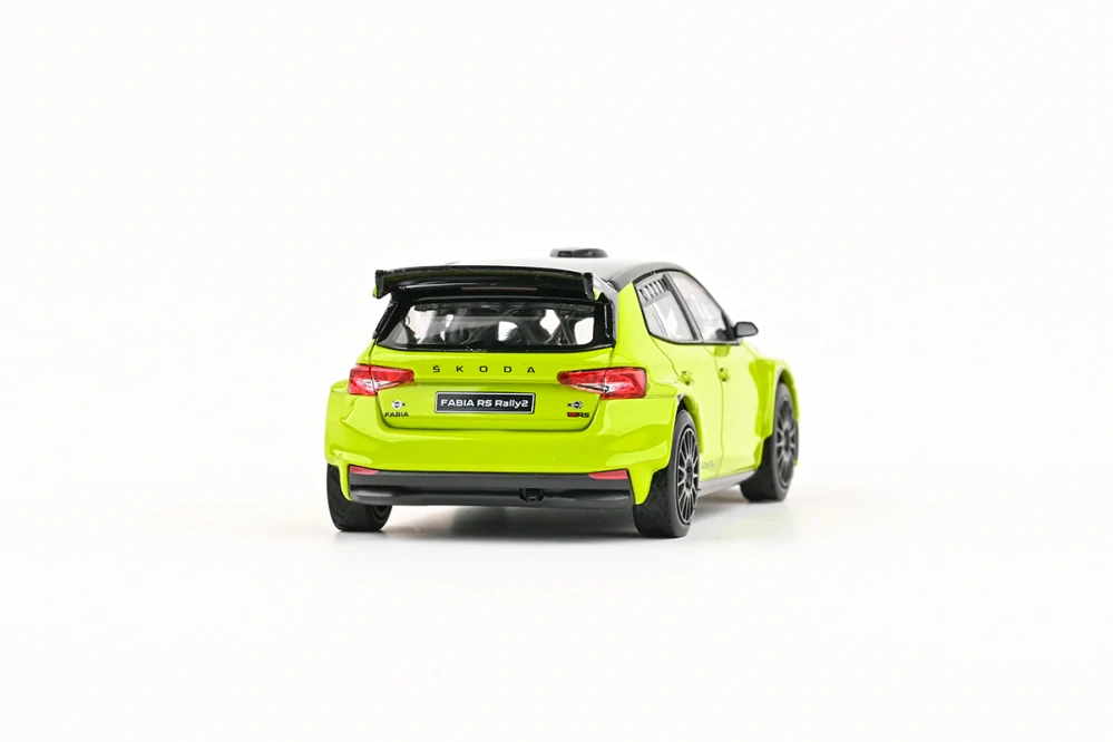 Škoda Fabia IV RS Rally2 (2022) Zelená Mamba 1:43 Abrex