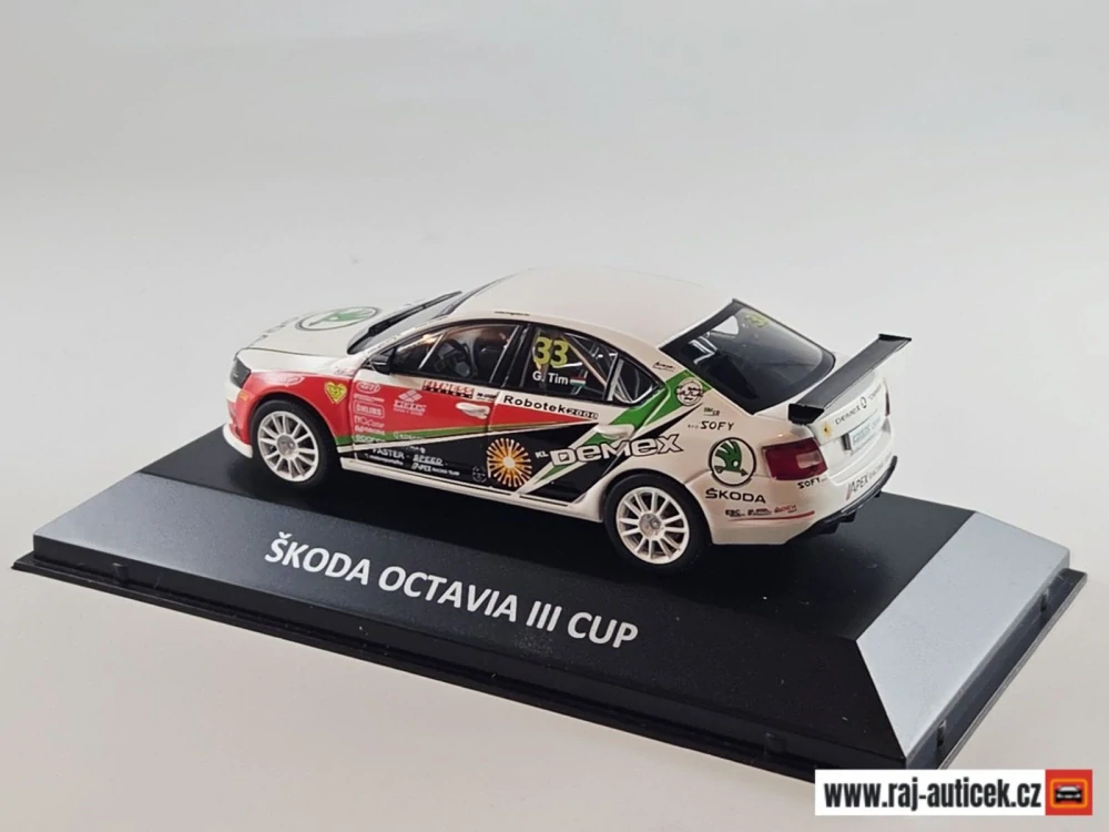 Škoda Octavia Cup DeAgostini Kaleidoskop slavných vozů časopis s modelem