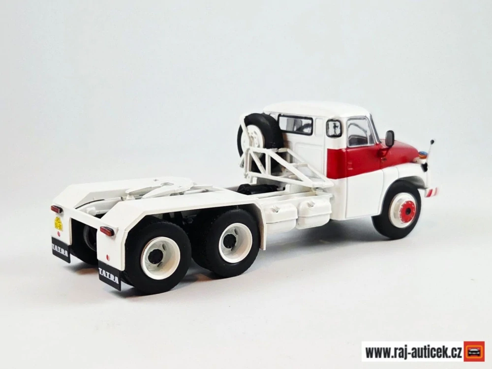 Tatra T148 NT 6x6 červenobílá 1:43 časopis Kultovní Náklaďáky s modelem
