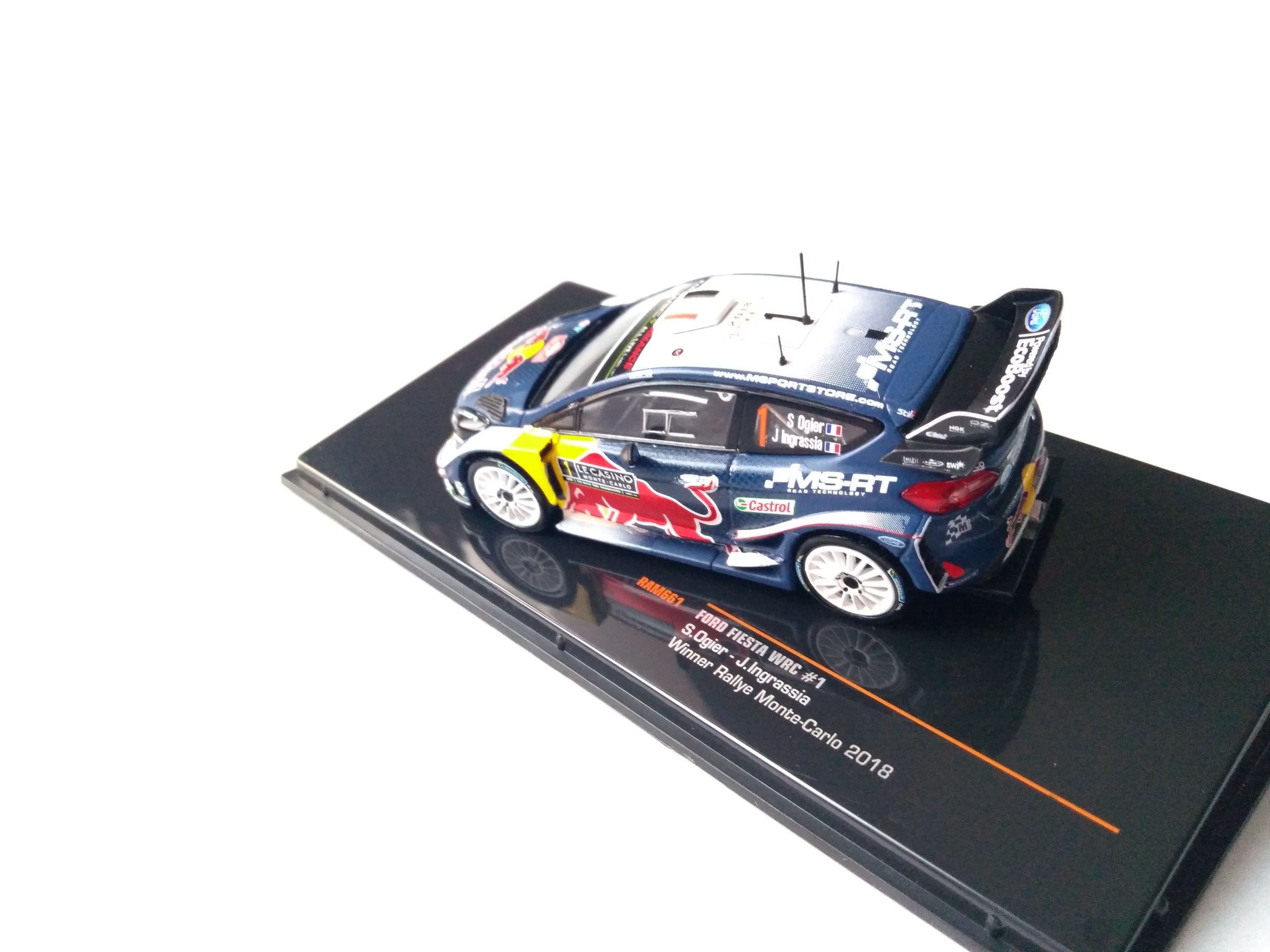 Ford Fiesta WRC, No.1 Ogier WRC 2018 1:43 IXO