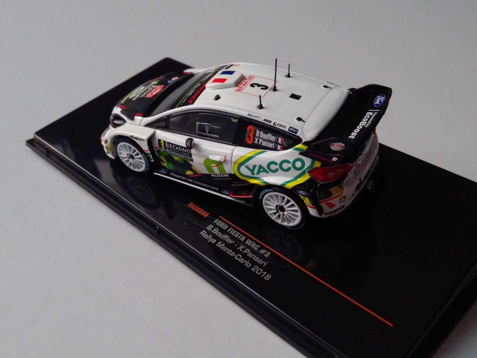 Ford Fiesta WRC, No.3 WRC 2018 1:43 IXO